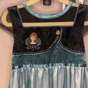 Disney - Frozen II - Princess Anna - Girls Sleeveless Sleep Dress - Size 5T